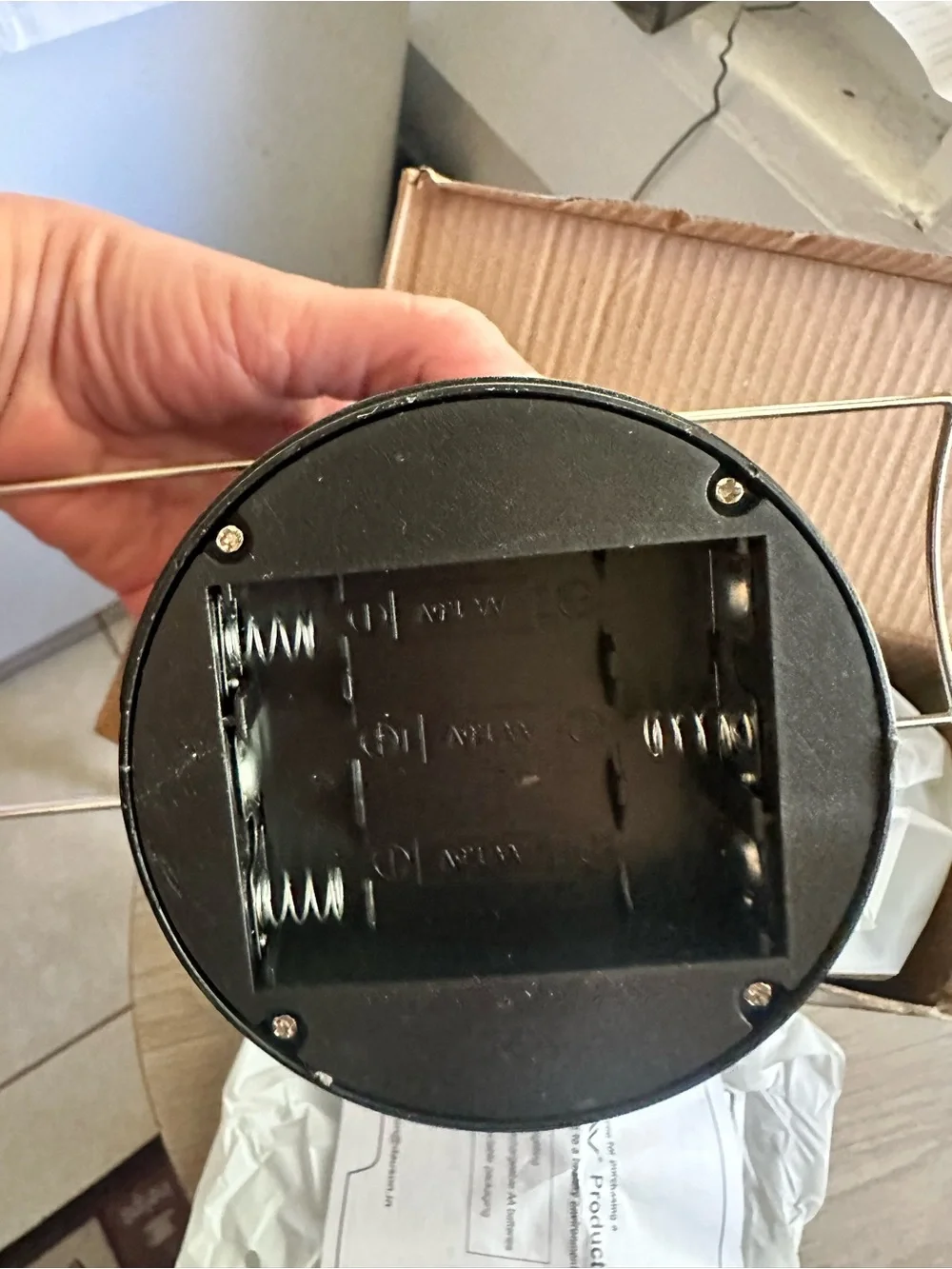 Black Outdoor String Lantern Light